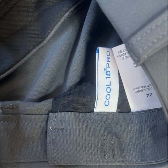 Haggar Cool 18 Pro Shorts Mens Size 44 Gray New Expandable Waist - Picture 6 of 11